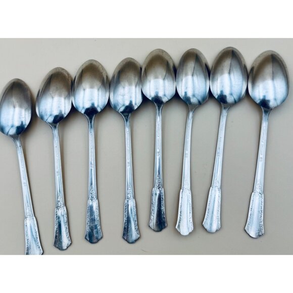 International Silver Rogers 1940 TREASURE Silverplate Place Oval Soup Spoons - Picture 10 of 10